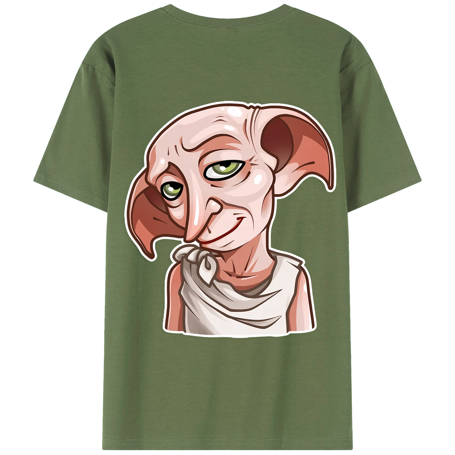 （画像用） Harry Potter ハリー・ポッターシリーズ 綿100％ メンズ半袖Tシャツ（バックプリント） 通気性
